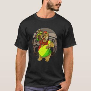 Camiseta Hip Hop Oso Animal Hip Hop Teddy Bear