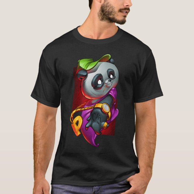 Camiseta Hip-Hop Panda (Anverso)
