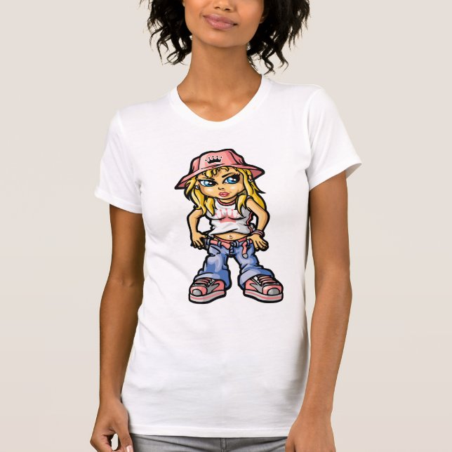 Camiseta Hip-Hop princess (Anverso)