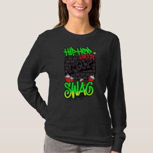 Camiseta Hip Hop Rap Street Life Dance Melanin Black Men Wo