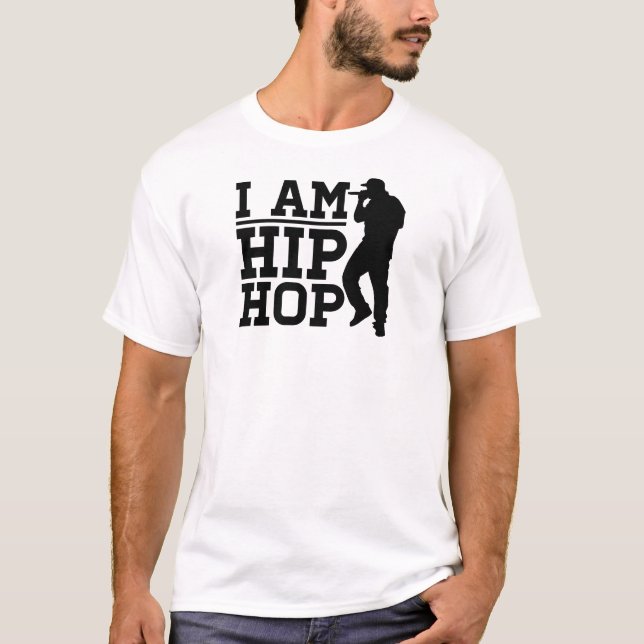 Camiseta hip hop / rapper / performer / vocalist  (Anverso)