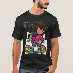 Camiseta Hip Hop Salto de Baile Danza Primavera Calle de Ve