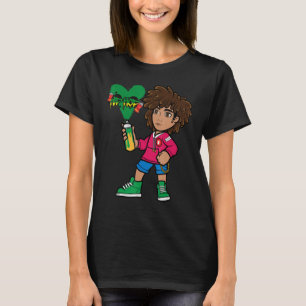 Camiseta Hip Hop Salto de Baile Danza Primavera Calle de Ve