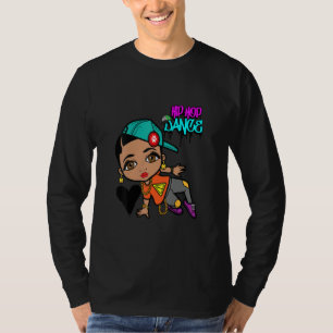 Camiseta Hip Hop Salto de Baile Danza Primavera Calle de Ve