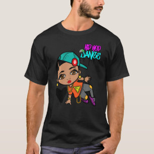 Camiseta Hip Hop Salto de Baile Danza Primavera Calle de Ve