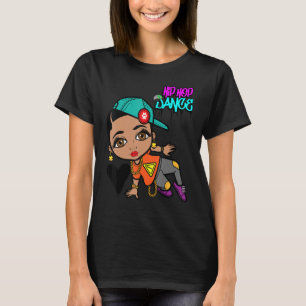 Camiseta Hip Hop Salto de Baile Danza Primavera Calle de Ve