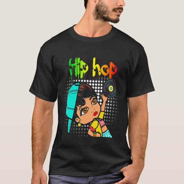Camiseta Hip Hop Salto de Baile Danza Primavera Calle de Ve (Anverso)