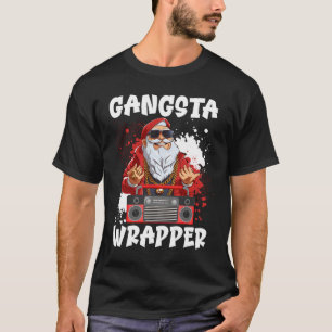 Camiseta Hip Hop Santa Claus Gangster Navidades Gangsta Wra