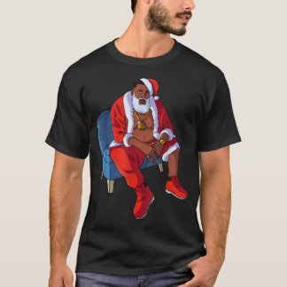 Camiseta Hip Hop Santa Claus Navidades de rap Guay Bandas n