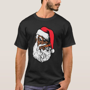 Camiseta Hip Hop Santa Orgulloso Afro-Americano Ch