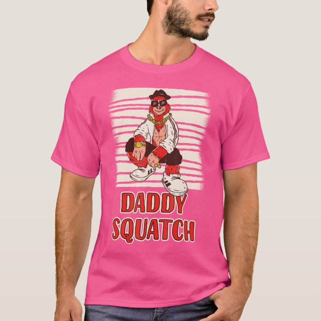 Camiseta Hip Hop Sasquatch Daddy Squatch (Anverso)