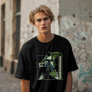 Camiseta Hip-Hop Streetwear – Urban Boombox Graffiti