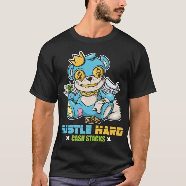Camiseta Hip Hop Teddy Bear Gang T-ShirtHip Hop Teddy Bear (Anverso)