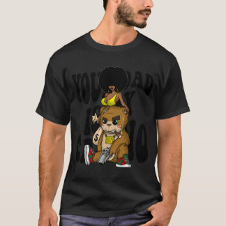 Camiseta Hip Hop Teddy Bear Gangster Rap Hustre Conseguir M
