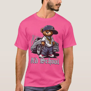 Camiseta Hip Hop Teddy Bear Lowrider Chicano Cul