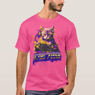 Camiseta Hip-Hop Vibes Escuela Antigua Emcee Hip-Hop 80S 90