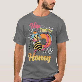 Camiseta Hip hrust Honey Halterofilia Gimnasio Fit