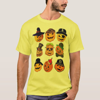 Camiseta Hip Jack Lanterns Caramelos tallados Funny Hallowe