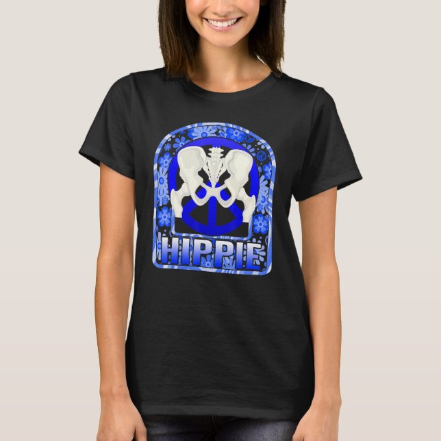 Camiseta Hip Surgery Hippie Floral Bionic Broken Hip Replac (Anverso)