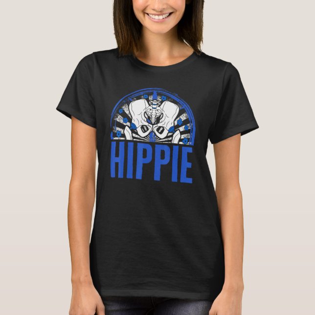 Camiseta Hip Surgery Hippie Floral Bionic Broken Hip Replac (Anverso)