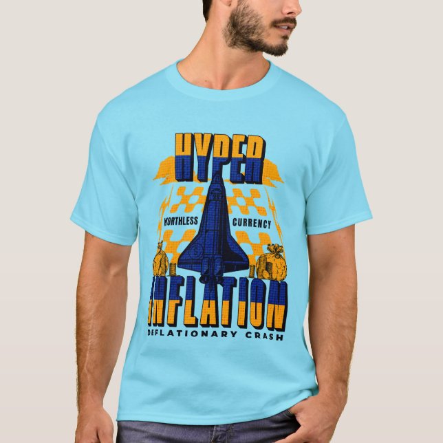 Camiseta Hiper inflación (ver.1) - cohete (Anverso)