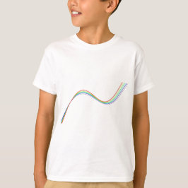 Camiseta hipérbole arco iris