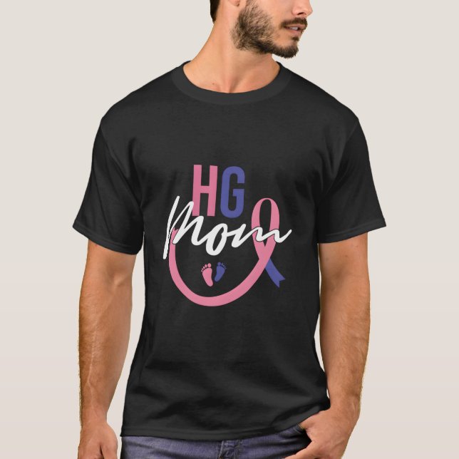 Camiseta Hiperemesis Gravidarum Hg Mom (Anverso)