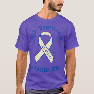 Camiseta Hiperplasia Displasia Conciencia Floral Cinta blan