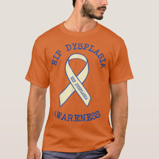 Camiseta Hiperplasia Displasia Conciencia Floral Cinta blan