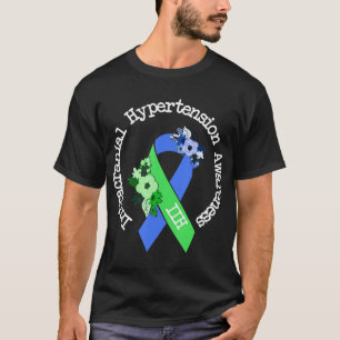 Camiseta Hipertensión intracraneal IIH Conciencia Verde Azu