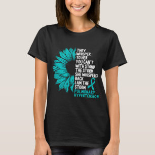 Camiseta Hipertensión pulmonar Conciencia soy la tormenta