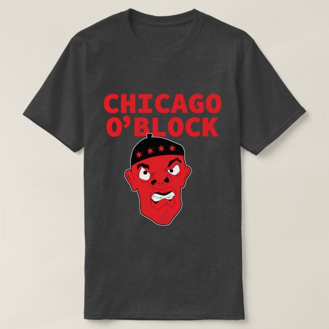 Camiseta Hiphop de Chicago O'Block (Diseño del anverso)