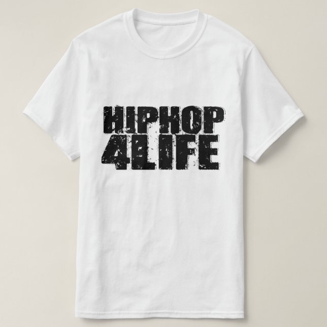 Camiseta HipHop de por vida (Diseño del anverso)
