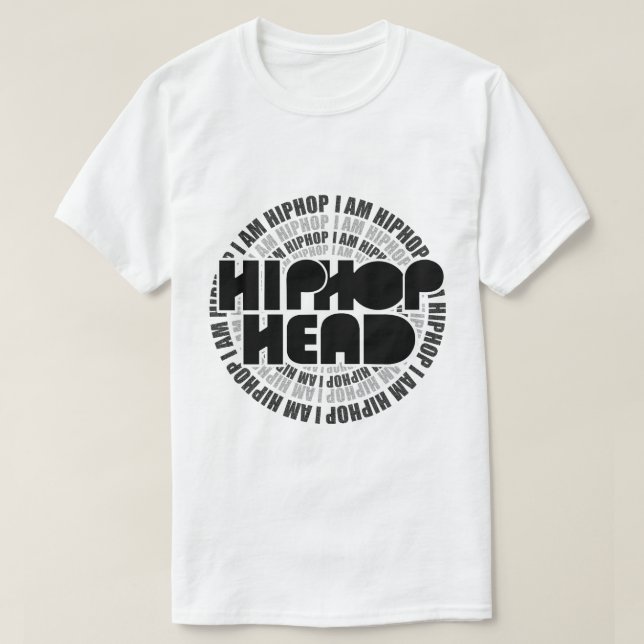 Camiseta HipHop Head for Eternity (Diseño del anverso)