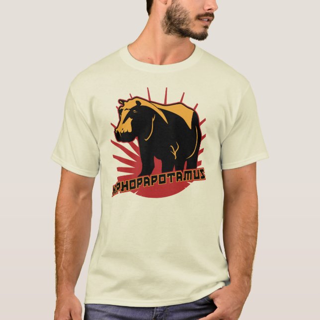 Camiseta hiphopapotamus rhymenocerous (Anverso)