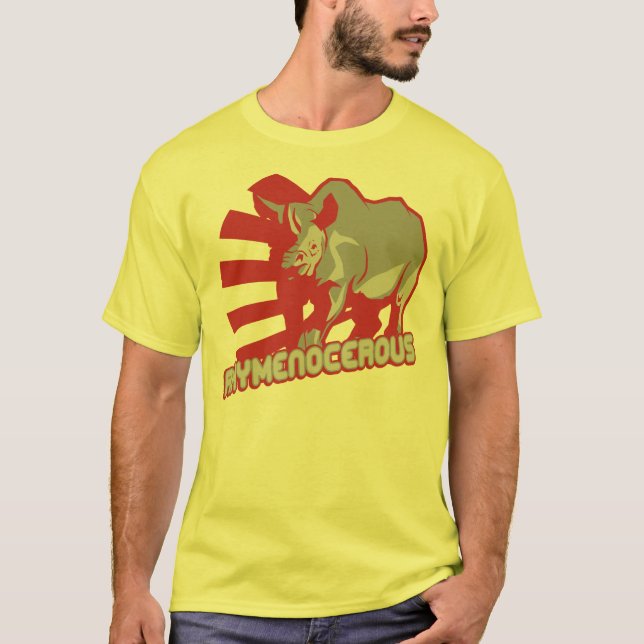 Camiseta hiphopapotamus rhymnocerous rhymenocerous (Anverso)