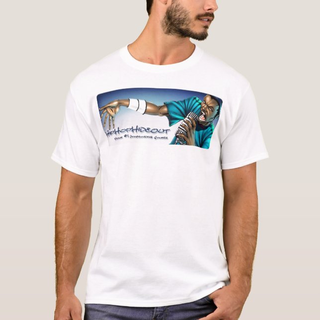 Camiseta HipHopHideOut.com (Anverso)