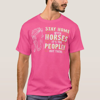 Camiseta Hípica Caballo Ecuestre Lover Pony Design