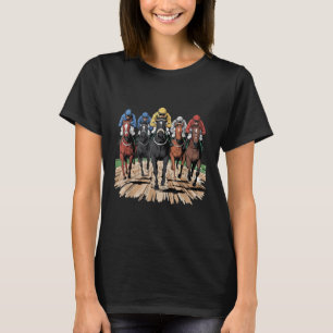 Camiseta Hípica Carreras Jockey Racer Derby Regalos Hombres
