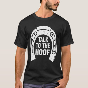 Camiseta Hípica ecuestre de pies gigantes Clydesdale habla 