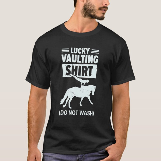Camiseta Hípica Ecuestre Vaulting Vaulter (Anverso)