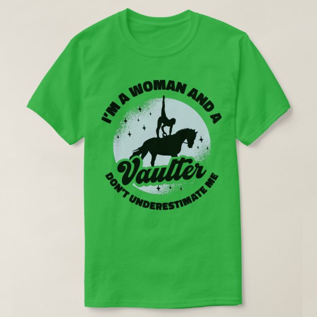 Camiseta Hípica Ecuestre Vaulting Vaulter (Diseño del anverso)