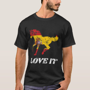 Camiseta Hípica Española Montada a Caballo Jinete Ecuestre