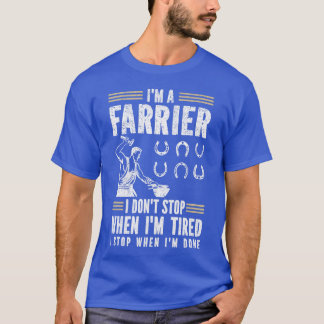 Camiseta Hípica Farrier Horseshoer No Me Detesto Cuando Soy