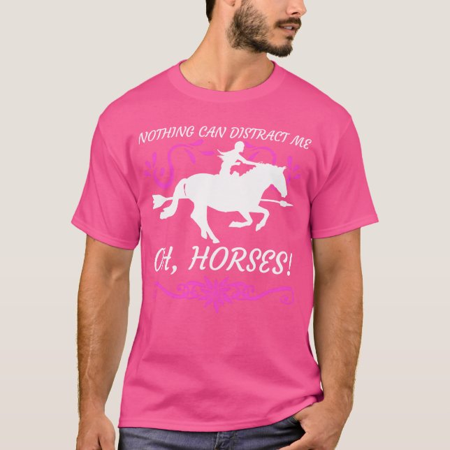 Camiseta Hípica montando caballos (Anverso)