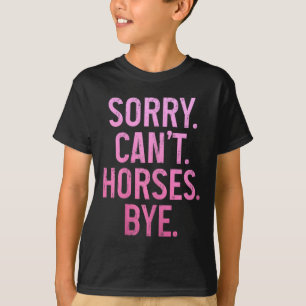 Camiseta Hípica montando ecuestre siento que no puedan pasa