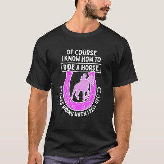 Camiseta Hípica Para Los Ecuestres Como Pasear En Hor