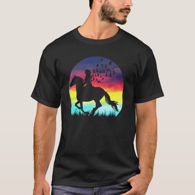 Camiseta Hípicas damas ecuestres (Anverso)