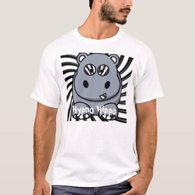 Camiseta hipnohippo, hipopótamo de Hypno (Anverso)