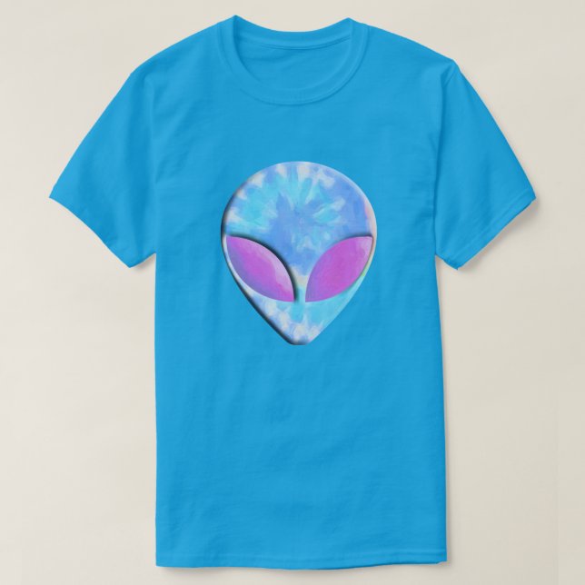 Camiseta Hipnótico Alien Tie Dye (Diseño del anverso)